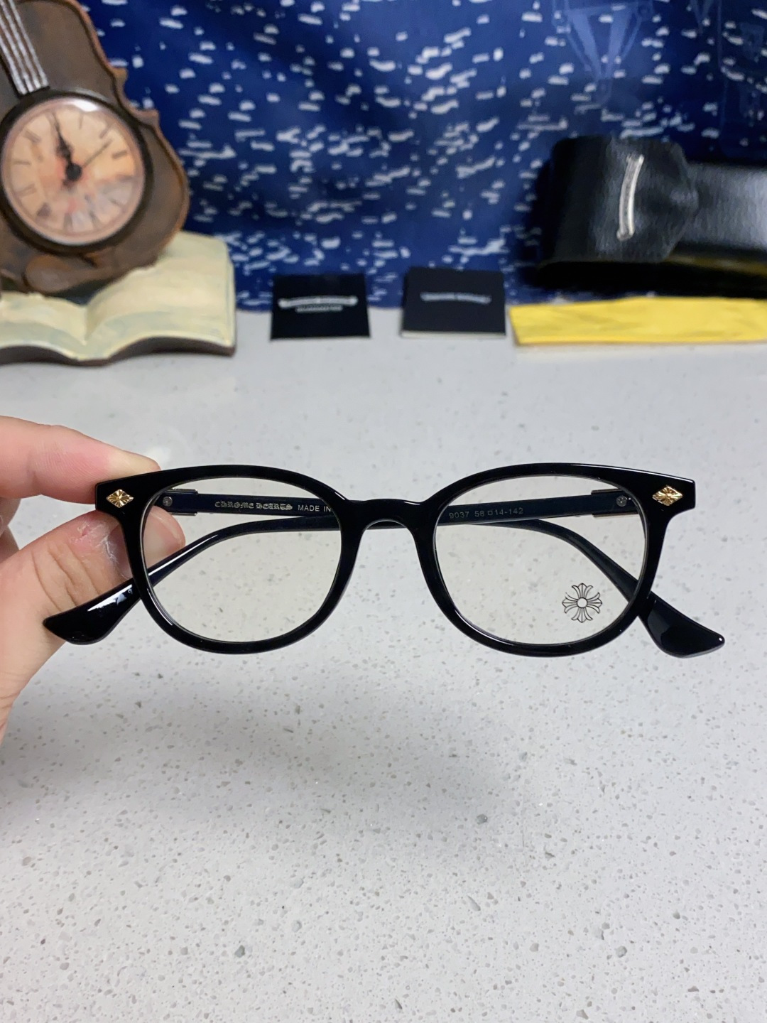 Chrome Hearts克罗心 2025新款高端潮款近视眼镜框架复古男女通用小众素颜可配度数镜片