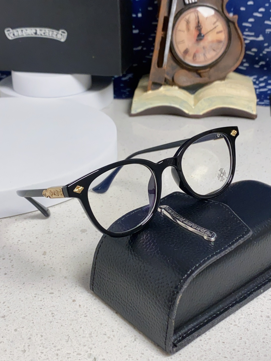 Chrome Hearts克罗心 2025新款高端潮款近视眼镜框架复古男女通用小众素颜可配度数镜片