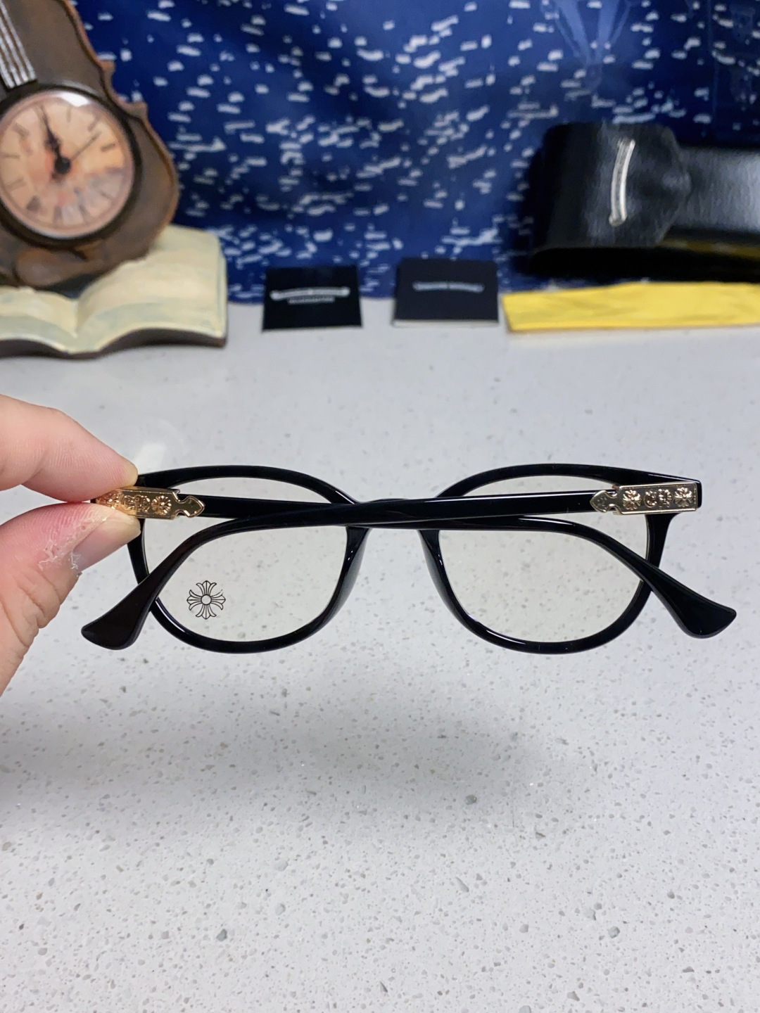 Chrome Hearts克罗心 2025新款高端潮款近视眼镜框架复古男女通用小众素颜可配度数镜片