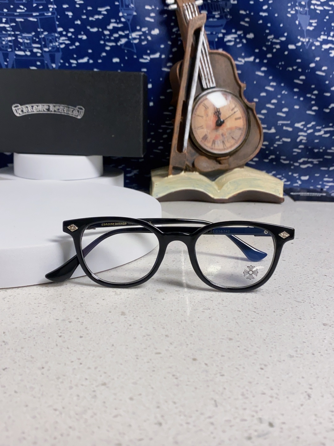 Chrome Hearts克罗心 2025新款高端潮款近视眼镜框架复古男女通用小众素颜可配度数镜片