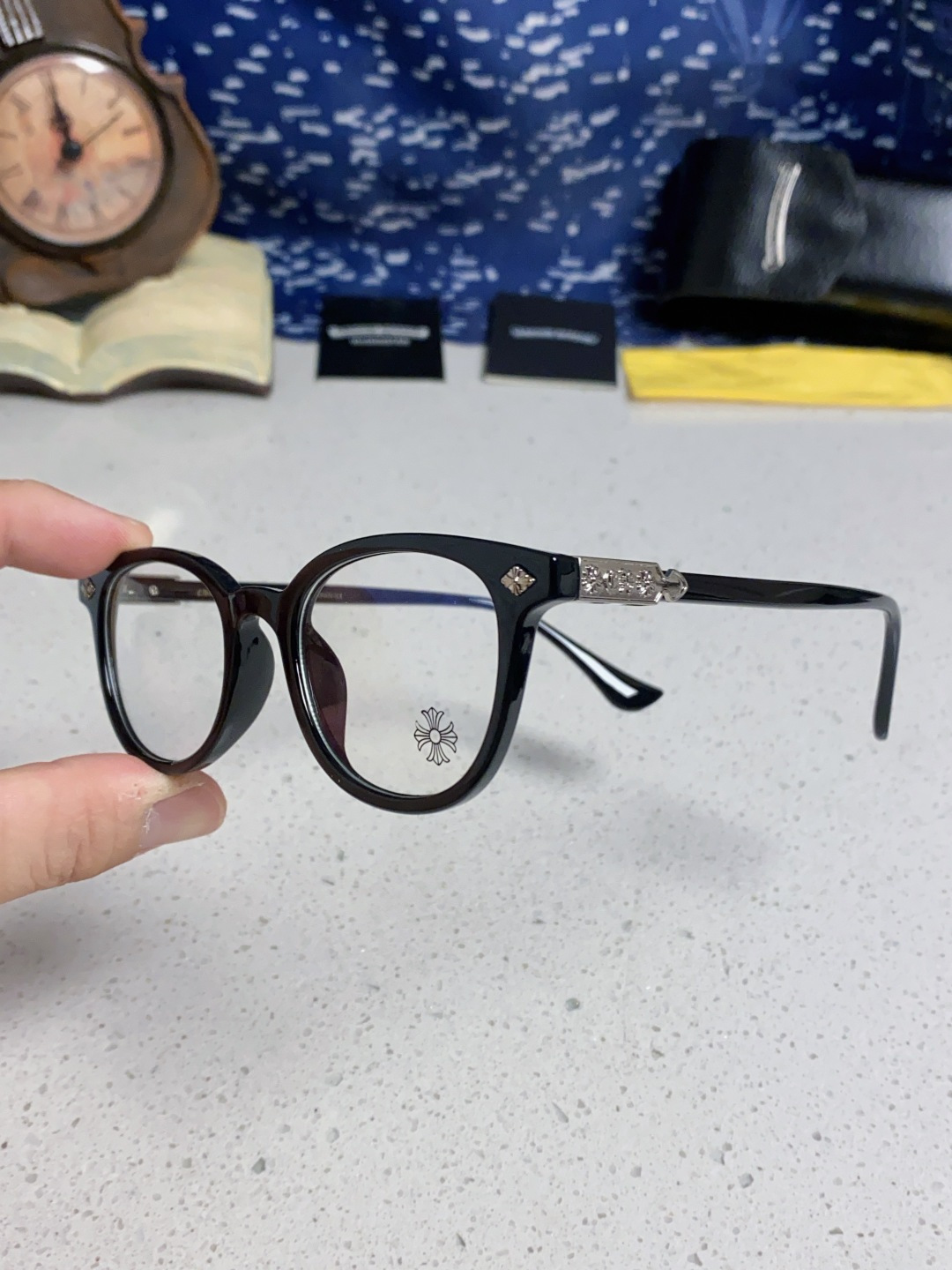 Chrome Hearts克罗心 2025新款高端潮款近视眼镜框架复古男女通用小众素颜可配度数镜片