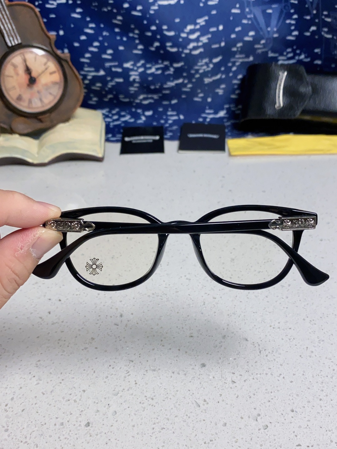 Chrome Hearts克罗心 2025新款高端潮款近视眼镜框架复古男女通用小众素颜可配度数镜片