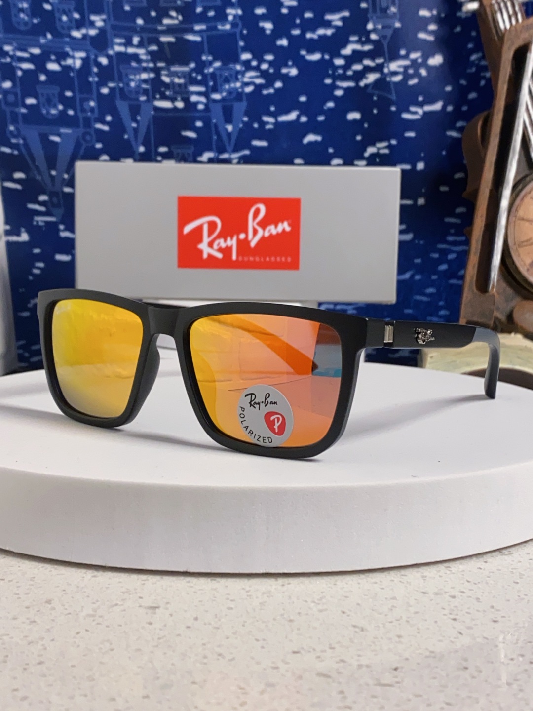 RayBan雷朋 2025新款时尚防紫外线太阳镜明星网红同款墨镜圆脸网红街拍眼镜男女通用 RB8948