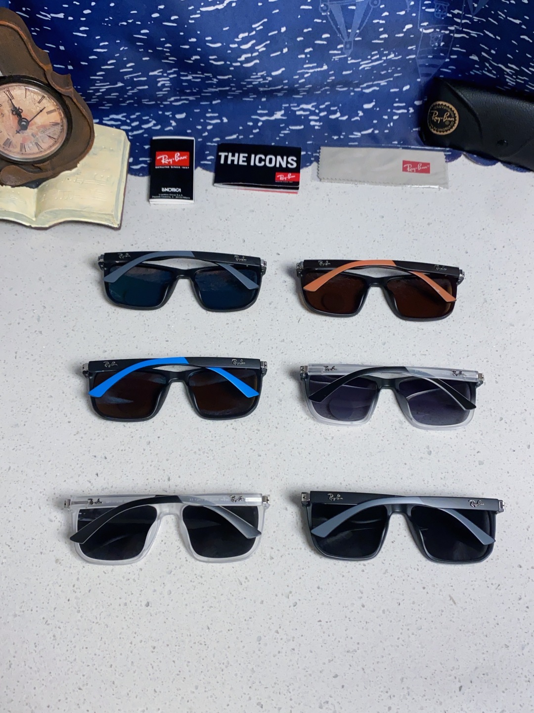 RayBan雷朋 2025新款时尚防紫外线太阳镜明星网红同款墨镜圆脸网红街拍眼镜男女通用 RB8948