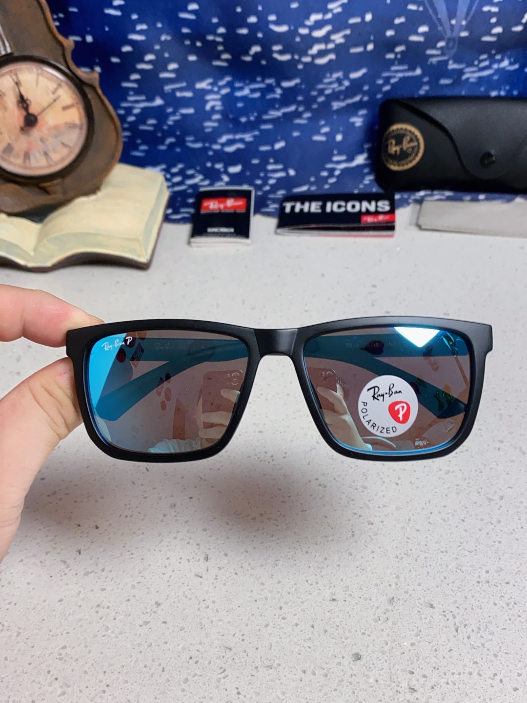 RayBan雷朋 2025新款时尚防紫外线太阳镜明星网红同款墨镜圆脸网红街拍眼镜男女通用 RB8948