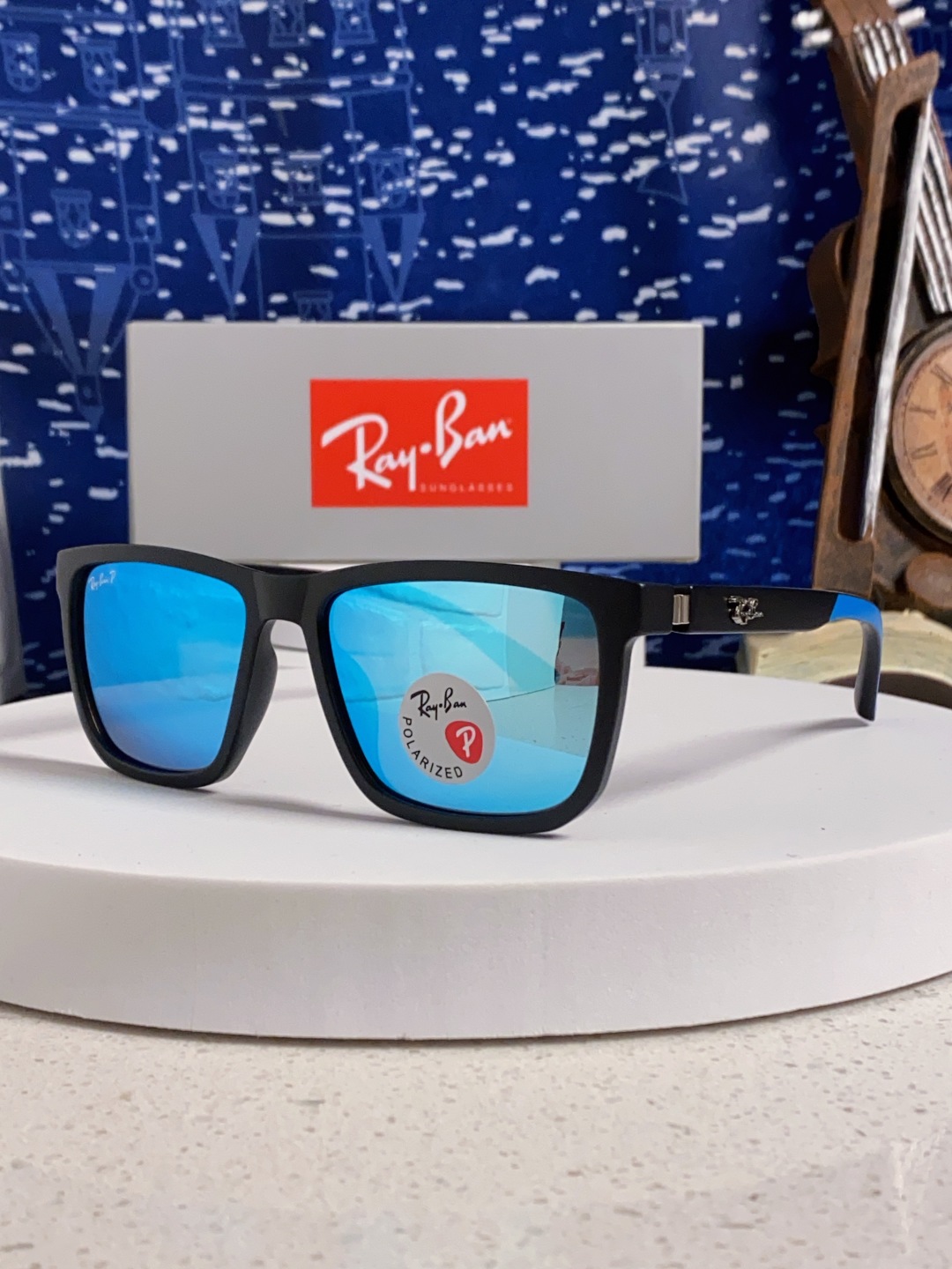 RayBan雷朋 2025新款时尚防紫外线太阳镜明星网红同款墨镜圆脸网红街拍眼镜男女通用 RB8948