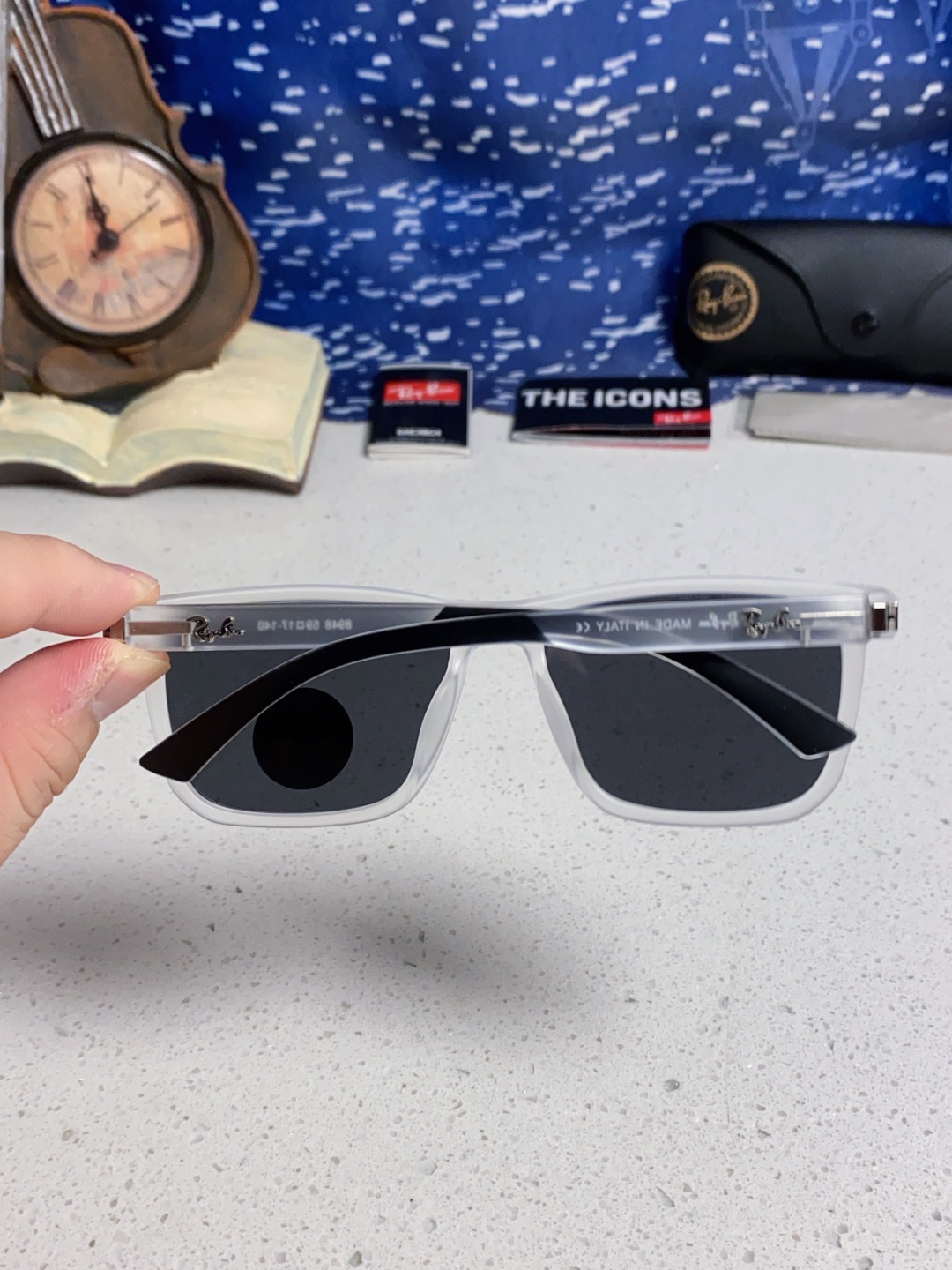 RayBan雷朋 2025新款时尚防紫外线太阳镜明星网红同款墨镜圆脸网红街拍眼镜男女通用 RB8948
