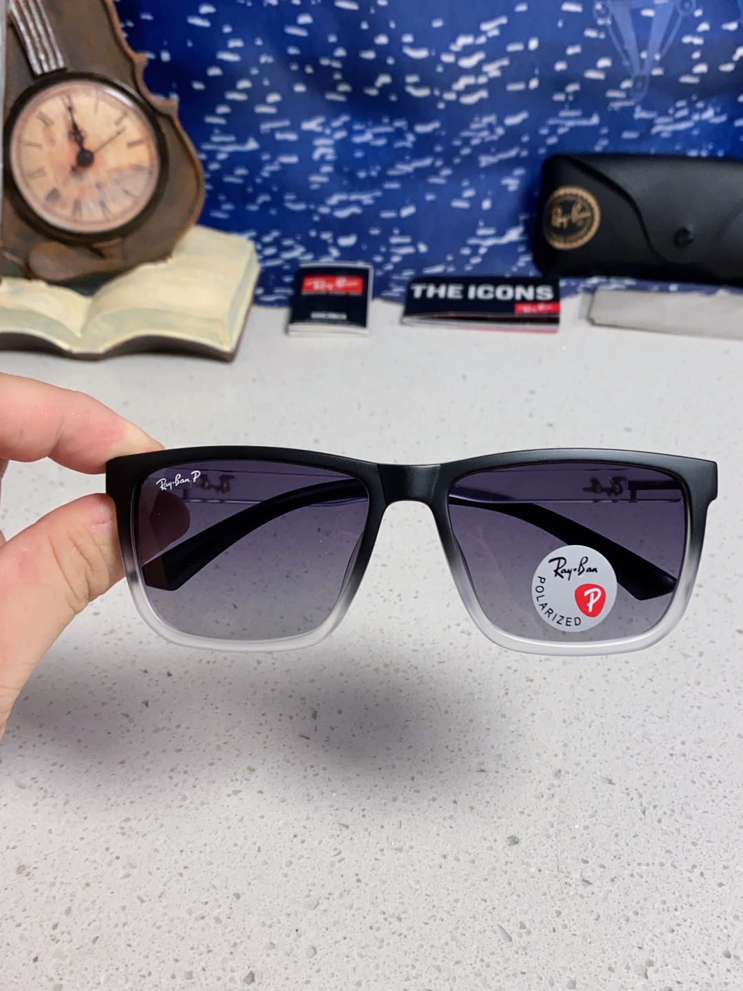 RayBan雷朋 2025新款时尚防紫外线太阳镜明星网红同款墨镜圆脸网红街拍眼镜男女通用 RB8948