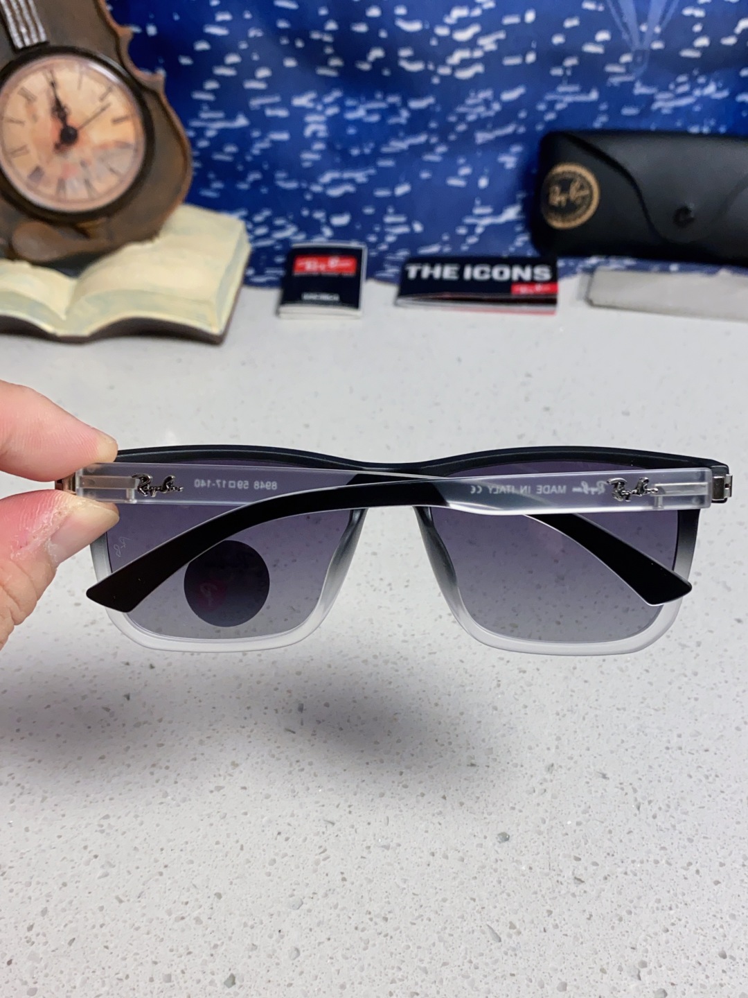 RayBan雷朋 2025新款时尚防紫外线太阳镜明星网红同款墨镜圆脸网红街拍眼镜男女通用 RB8948