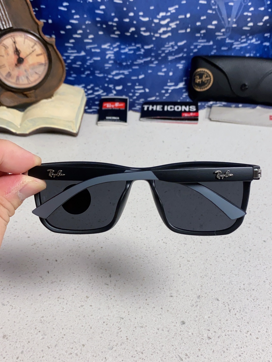 RayBan雷朋 2025新款时尚防紫外线太阳镜明星网红同款墨镜圆脸网红街拍眼镜男女通用 RB8948