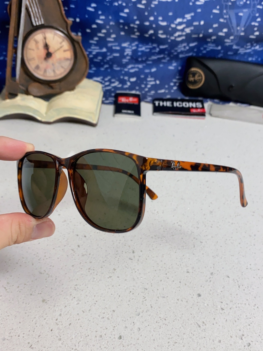 RayBan雷朋 2025新款大框太阳镜男潮开车专用墨镜司机驾驶镜防紫外线眼镜 RB1141