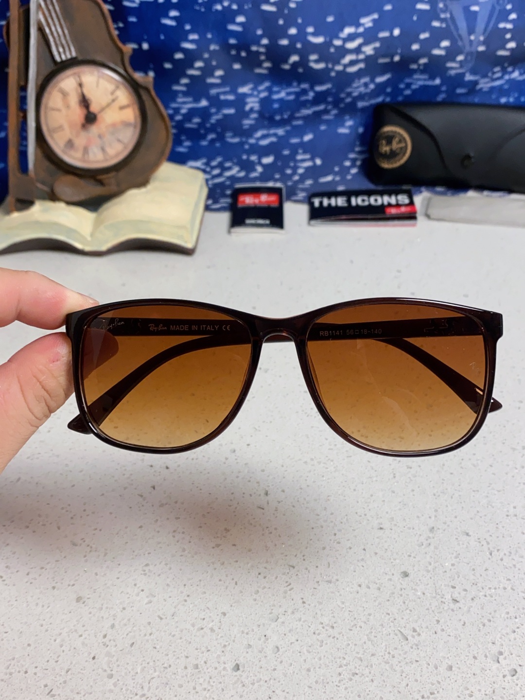 RayBan雷朋 2025新款大框太阳镜男潮开车专用墨镜司机驾驶镜防紫外线眼镜 RB1141