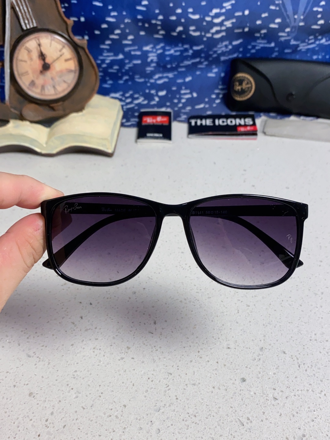 RayBan雷朋 2025新款大框太阳镜男潮开车专用墨镜司机驾驶镜防紫外线眼镜 RB1141