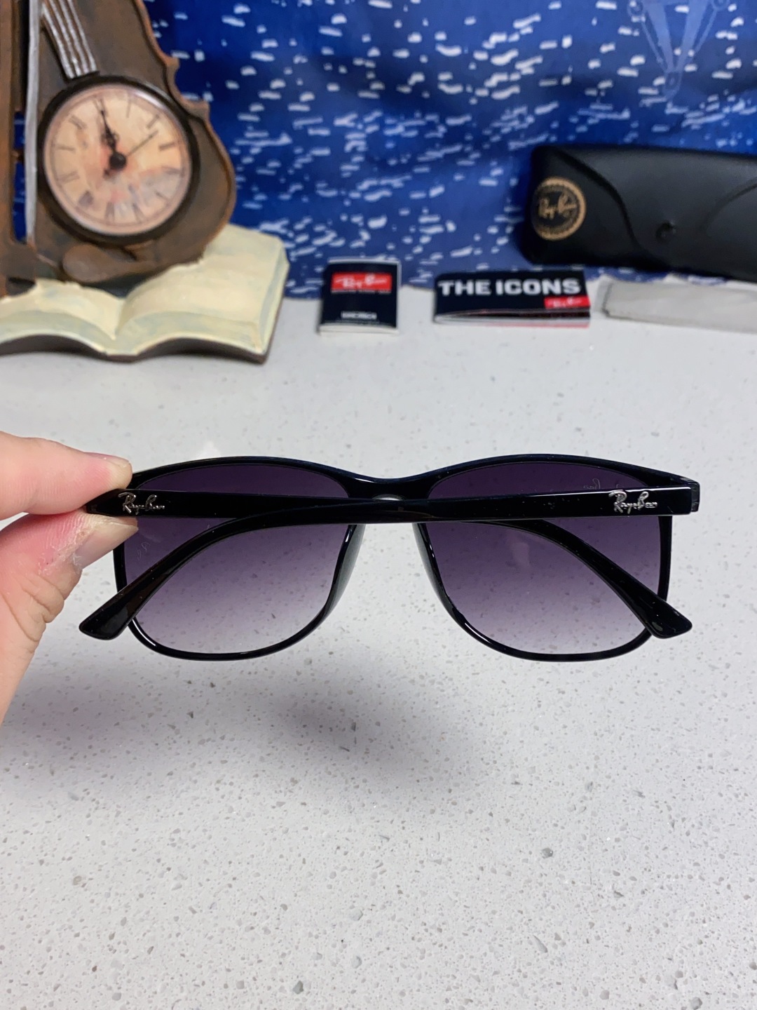 RayBan雷朋 2025新款大框太阳镜男潮开车专用墨镜司机驾驶镜防紫外线眼镜 RB1141