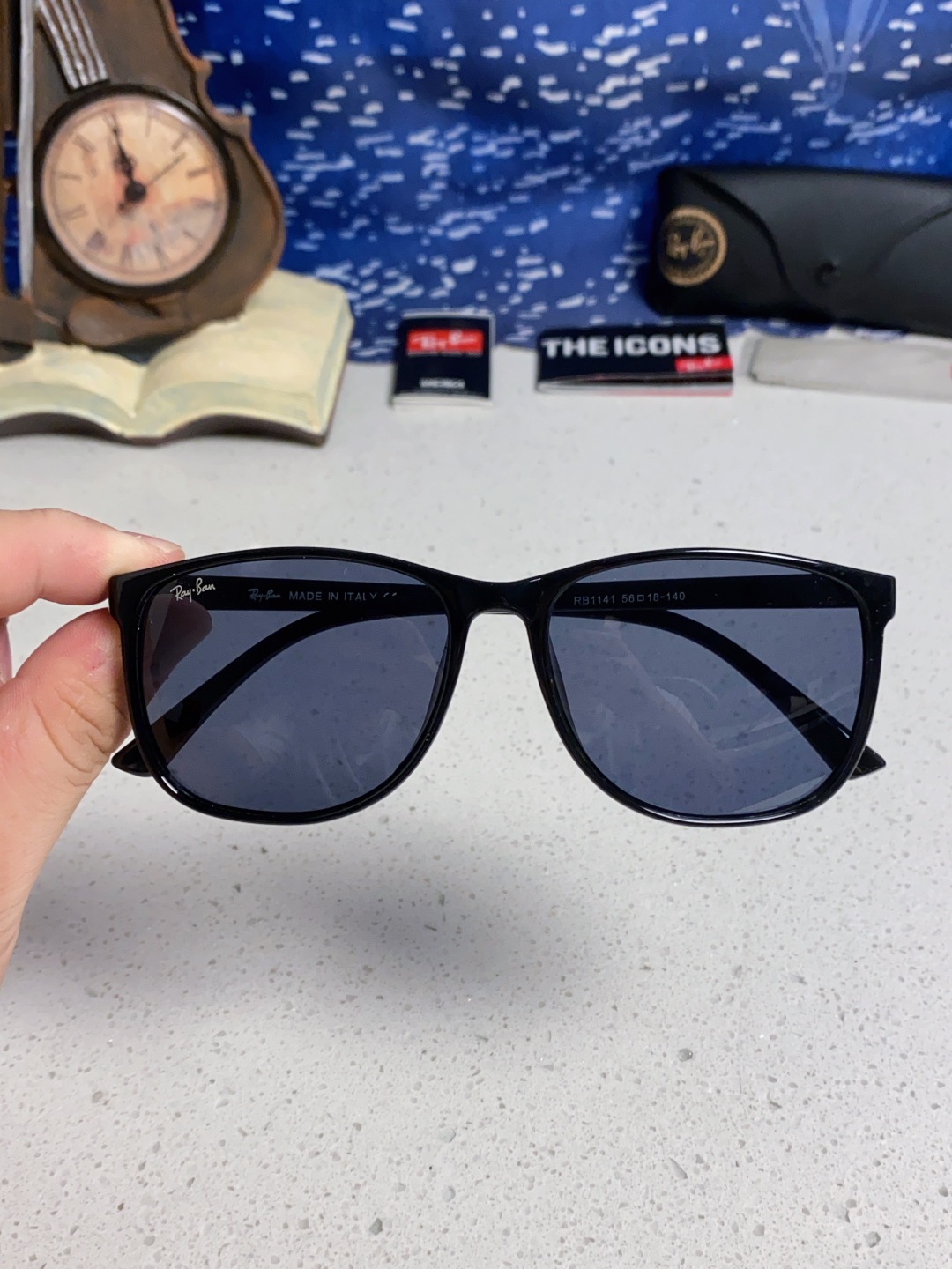 RayBan雷朋 2025新款大框太阳镜男潮开车专用墨镜司机驾驶镜防紫外线眼镜 RB1141