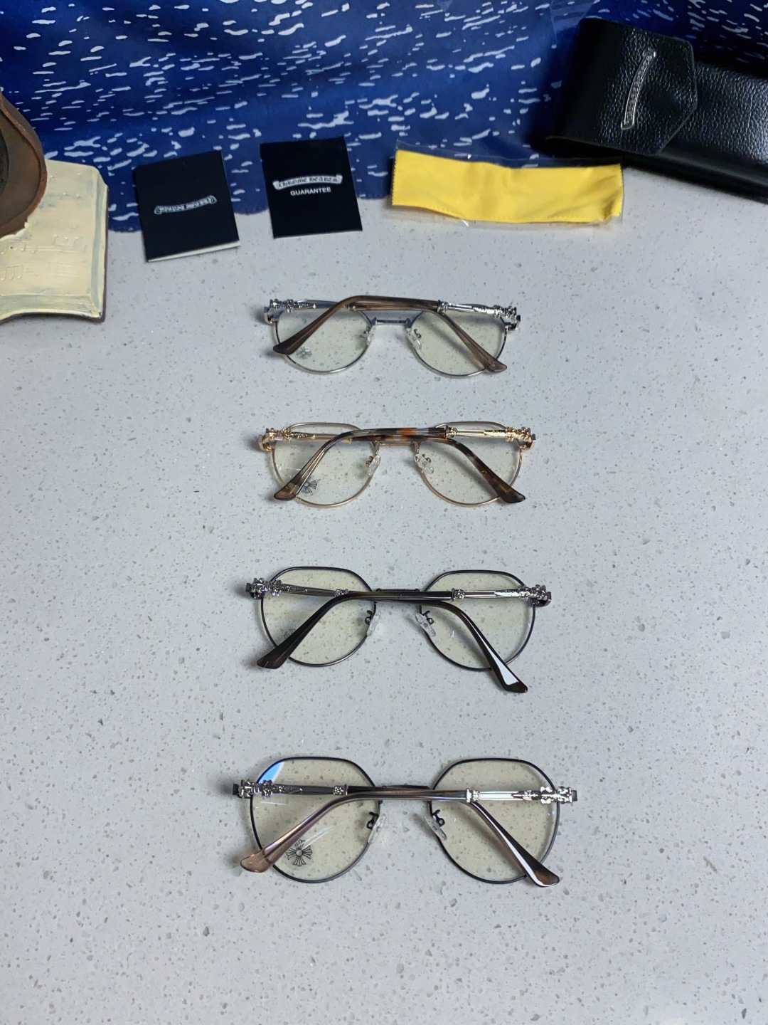 Chrome Hearts 克罗心 2025新款素颜神器眼镜框复古男女韩版潮配近视圆框大脸网红防蓝光平光