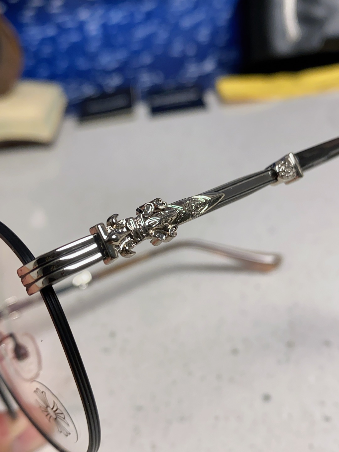 Chrome Hearts 克罗心 2025新款素颜神器眼镜框复古男女韩版潮配近视圆框大脸网红防蓝光平光