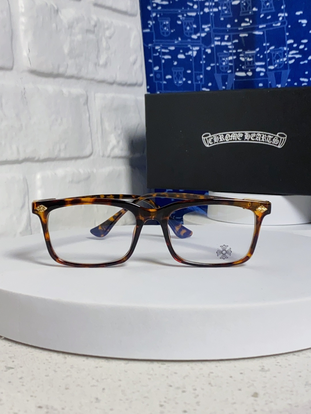 Chrome Hearts 克罗心2025新款高端潮款罗心近视眼镜框架复古男女小众素颜黑金可配度数镜片