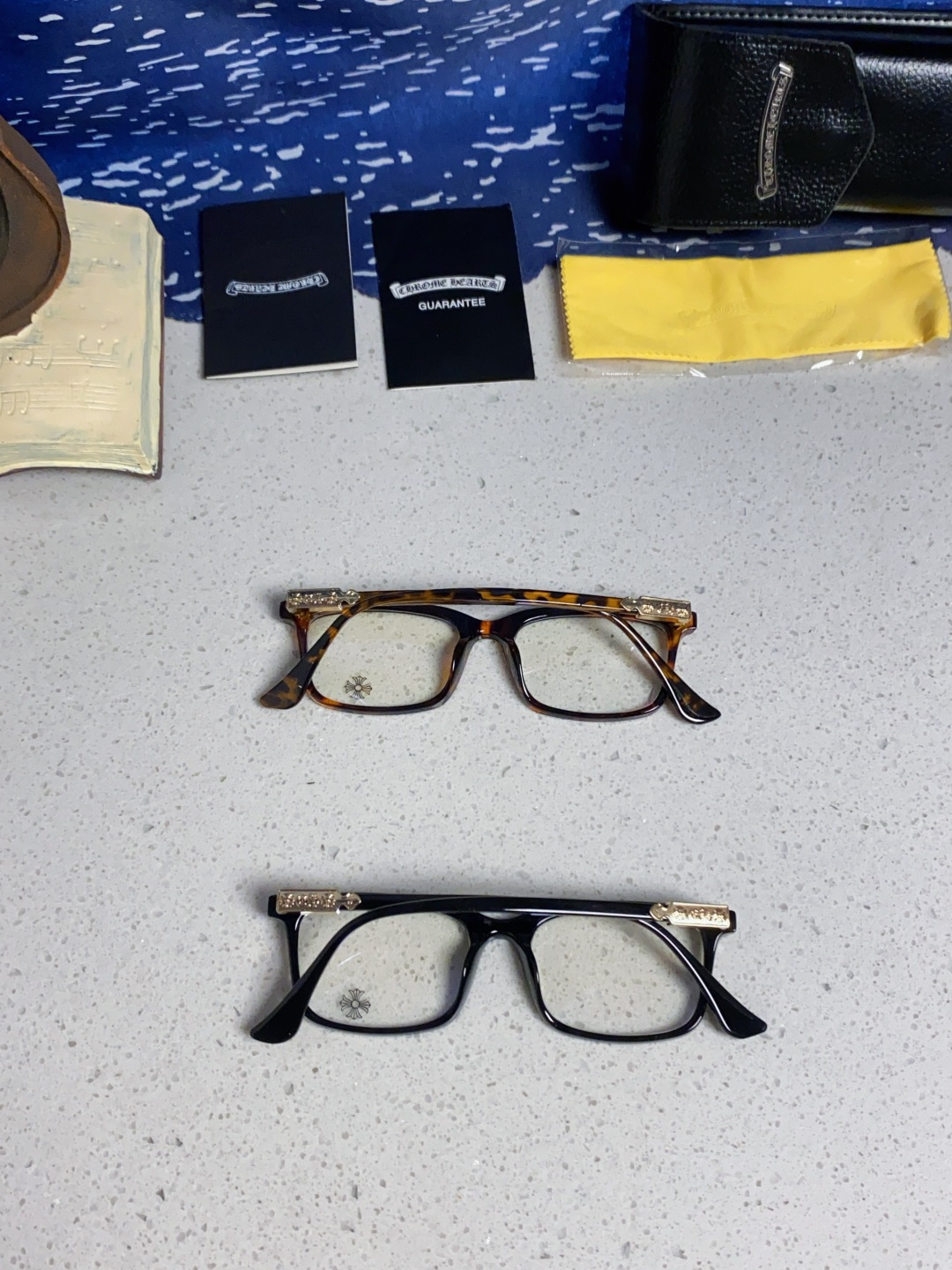 Chrome Hearts 克罗心2025新款高端潮款罗心近视眼镜框架复古男女小众素颜黑金可配度数镜片