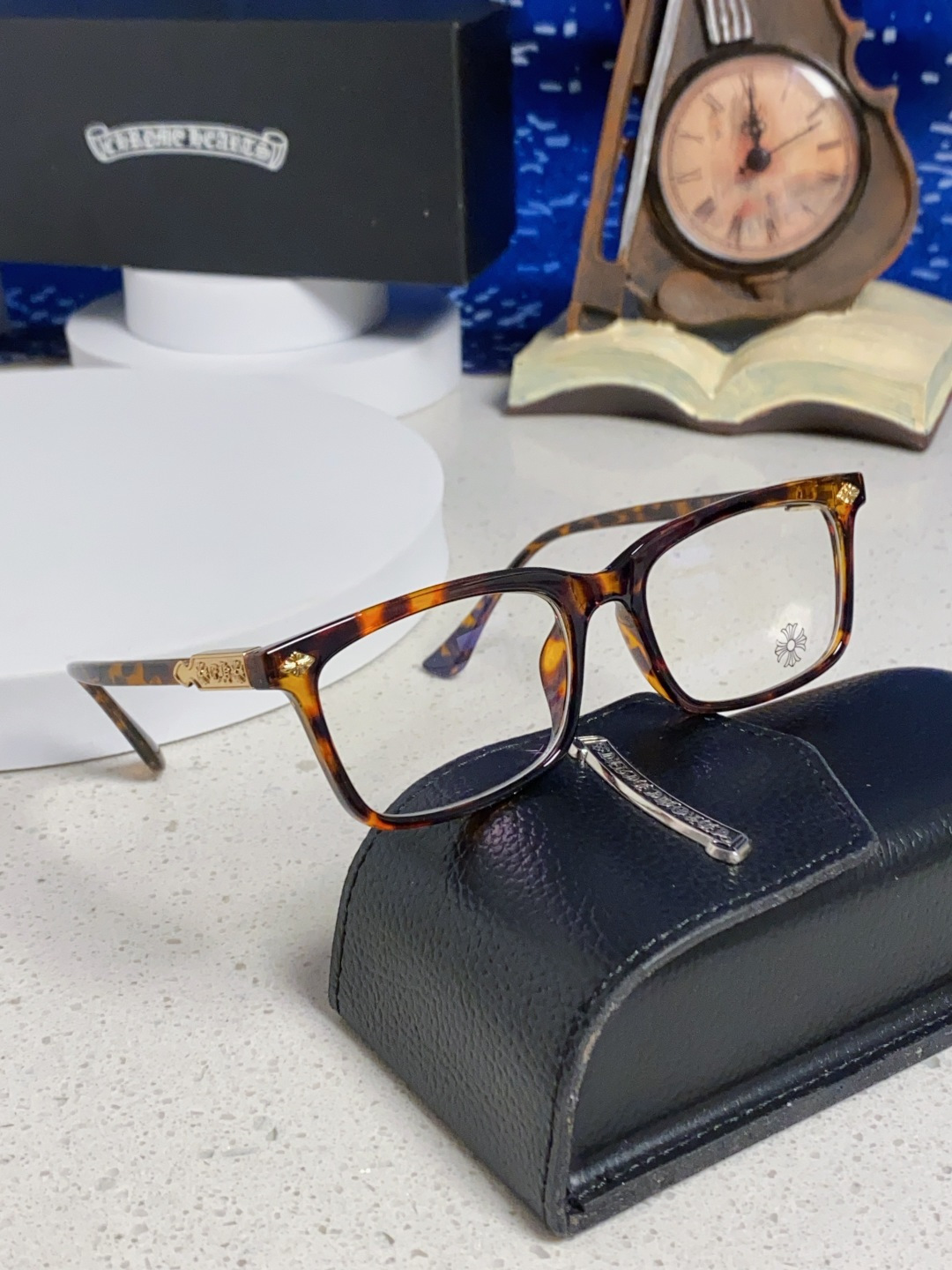 Chrome Hearts 克罗心2025新款高端潮款罗心近视眼镜框架复古男女小众素颜黑金可配度数镜片