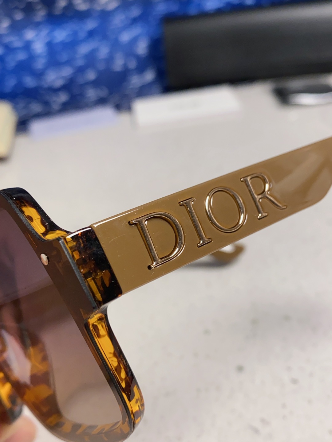 Dior迪奥 2025新款韩版网红方形大框墨镜男女高级感ins潮大脸显瘦防紫外线太阳镜