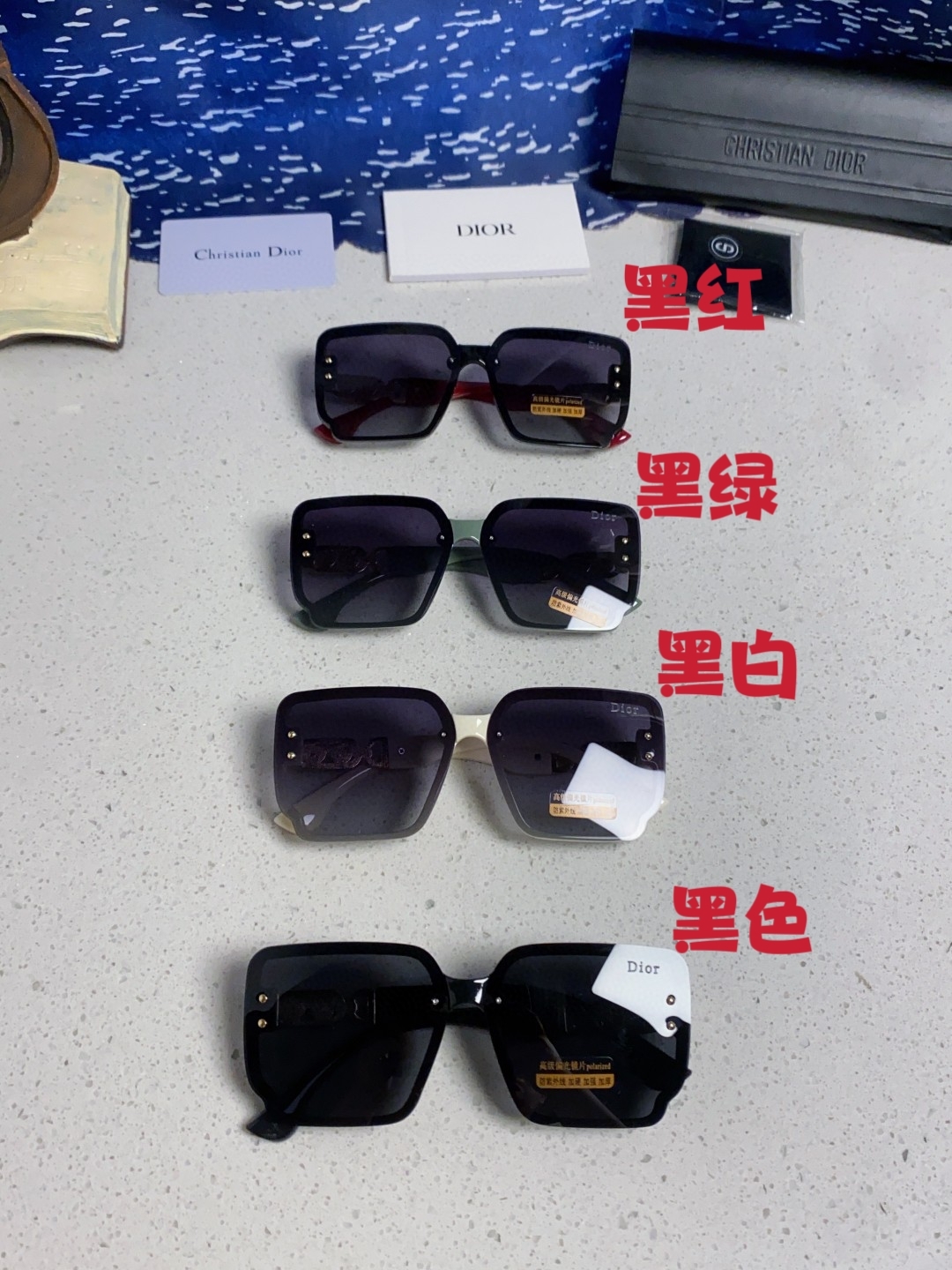 Dior迪奥 2025新款墨镜男女夏轻奢大脸时尚偏光太阳眼镜防晒遮阳防紫外线海边