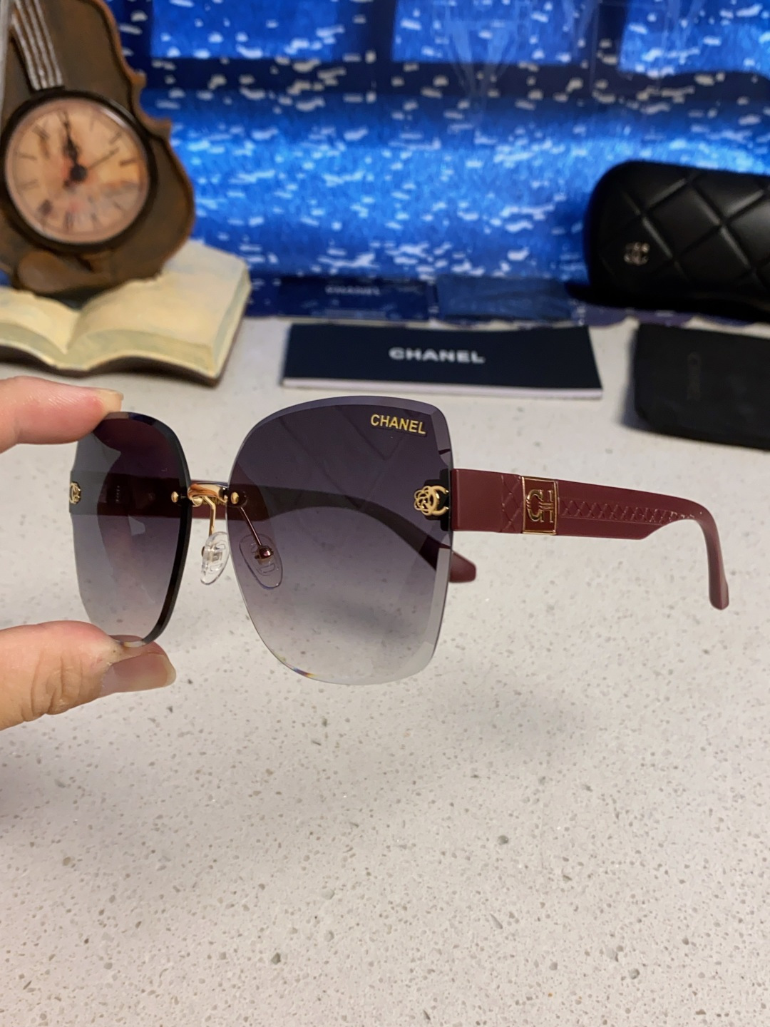 Chanel香奈儿 2025新款轻奢太阳镜经典圆框女士墨镜防紫外线偏光镜遮阳气质大脸