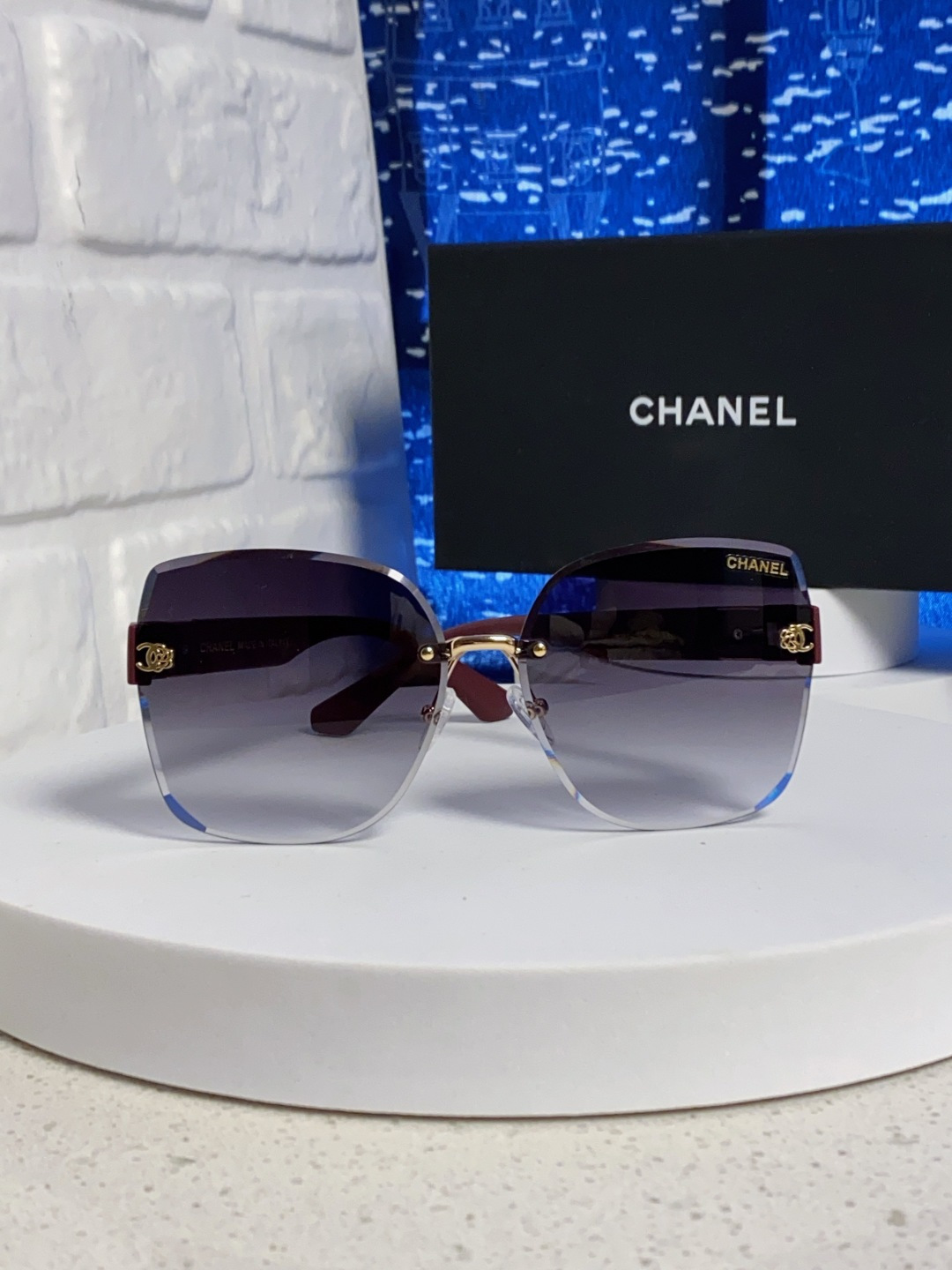 Chanel香奈儿 2025新款轻奢太阳镜经典圆框女士墨镜防紫外线偏光镜遮阳气质大脸