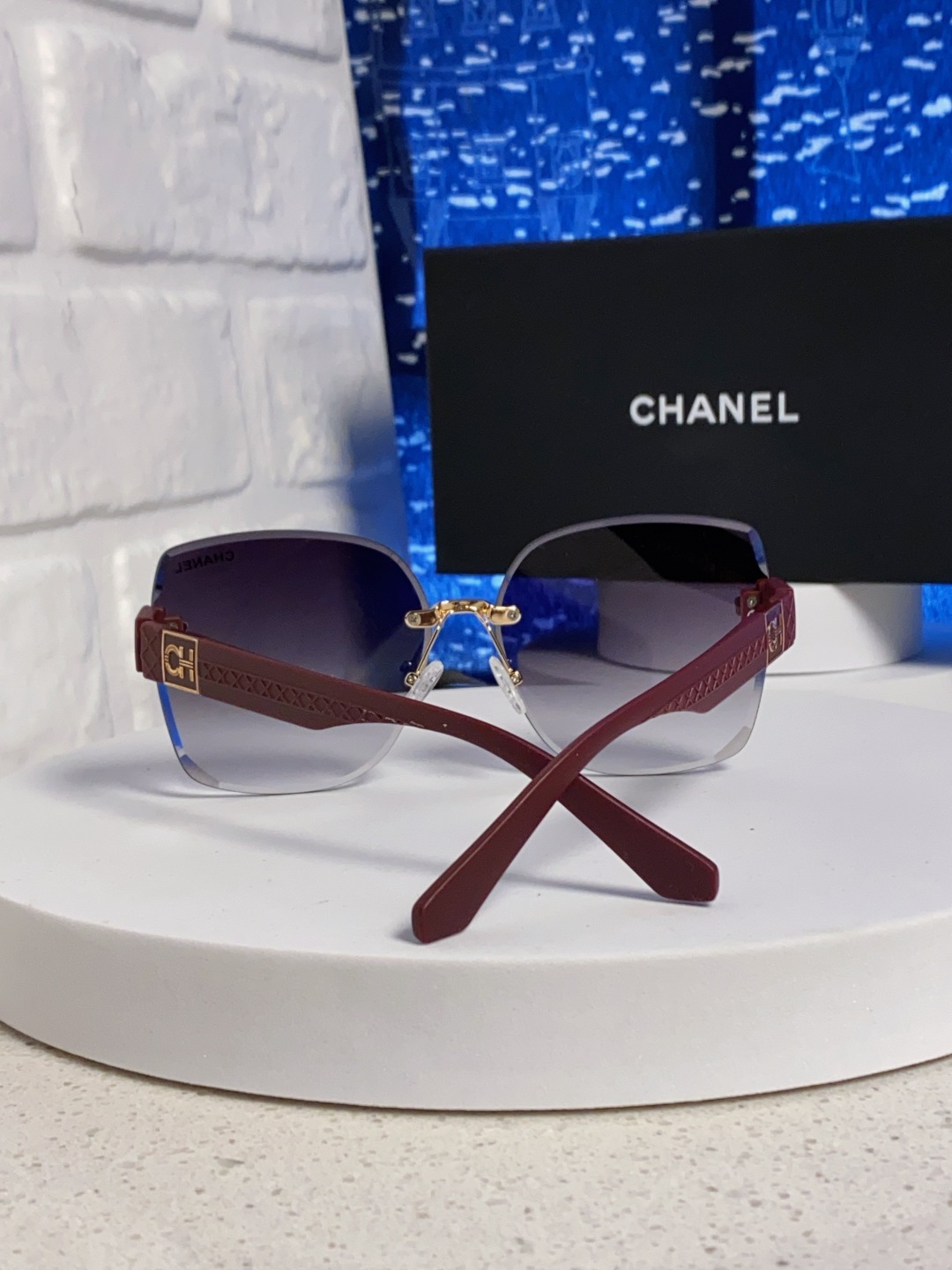 Chanel香奈儿 2025新款轻奢太阳镜经典圆框女士墨镜防紫外线偏光镜遮阳气质大脸