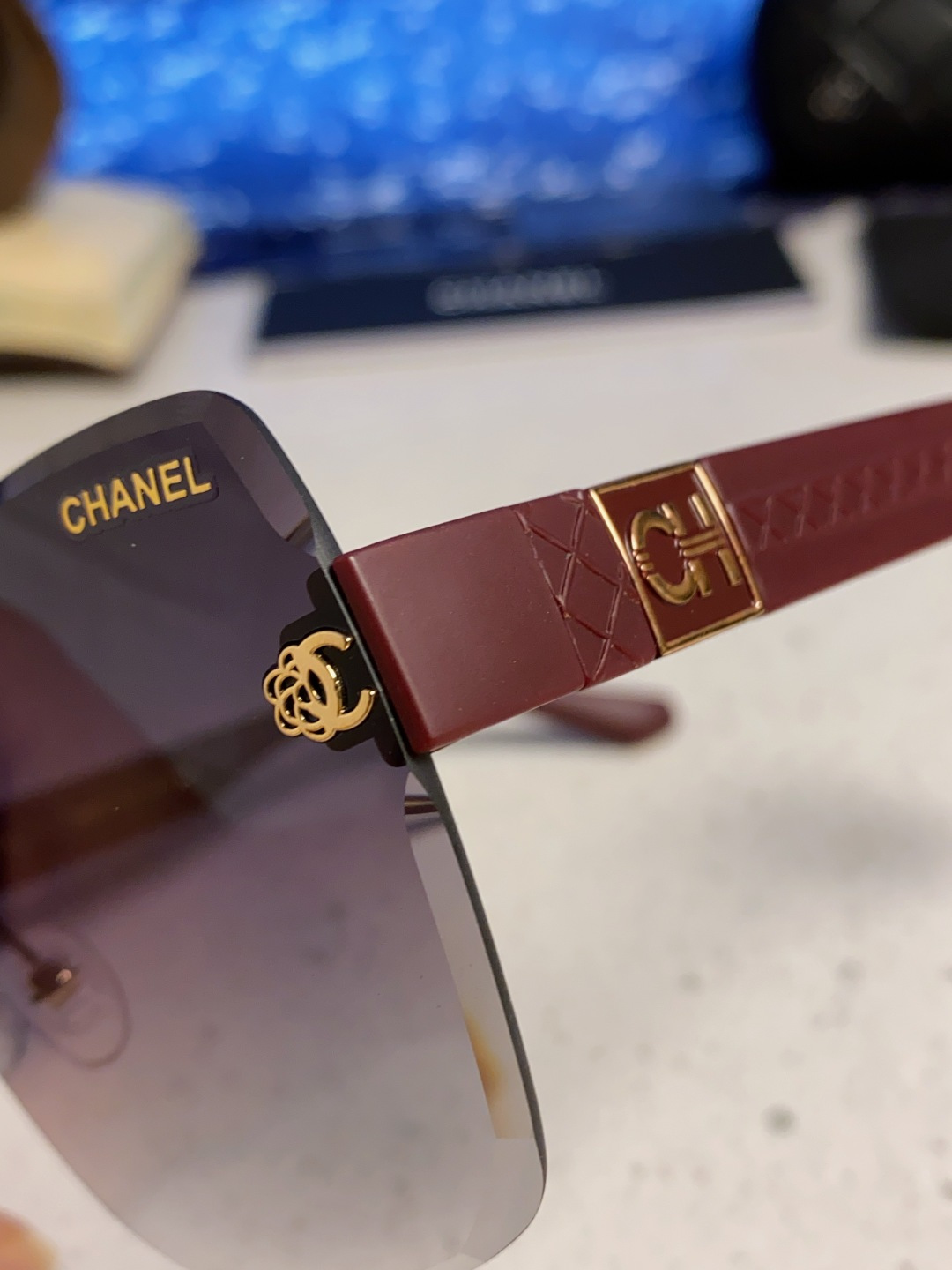 Chanel香奈儿 2025新款轻奢太阳镜经典圆框女士墨镜防紫外线偏光镜遮阳气质大脸