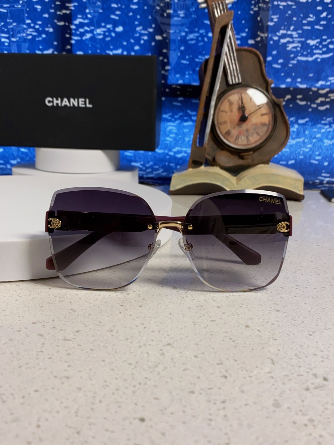 Chanel香奈儿 2025新款轻奢太阳镜经典圆框女士墨镜防紫外线偏光镜遮阳气质大脸