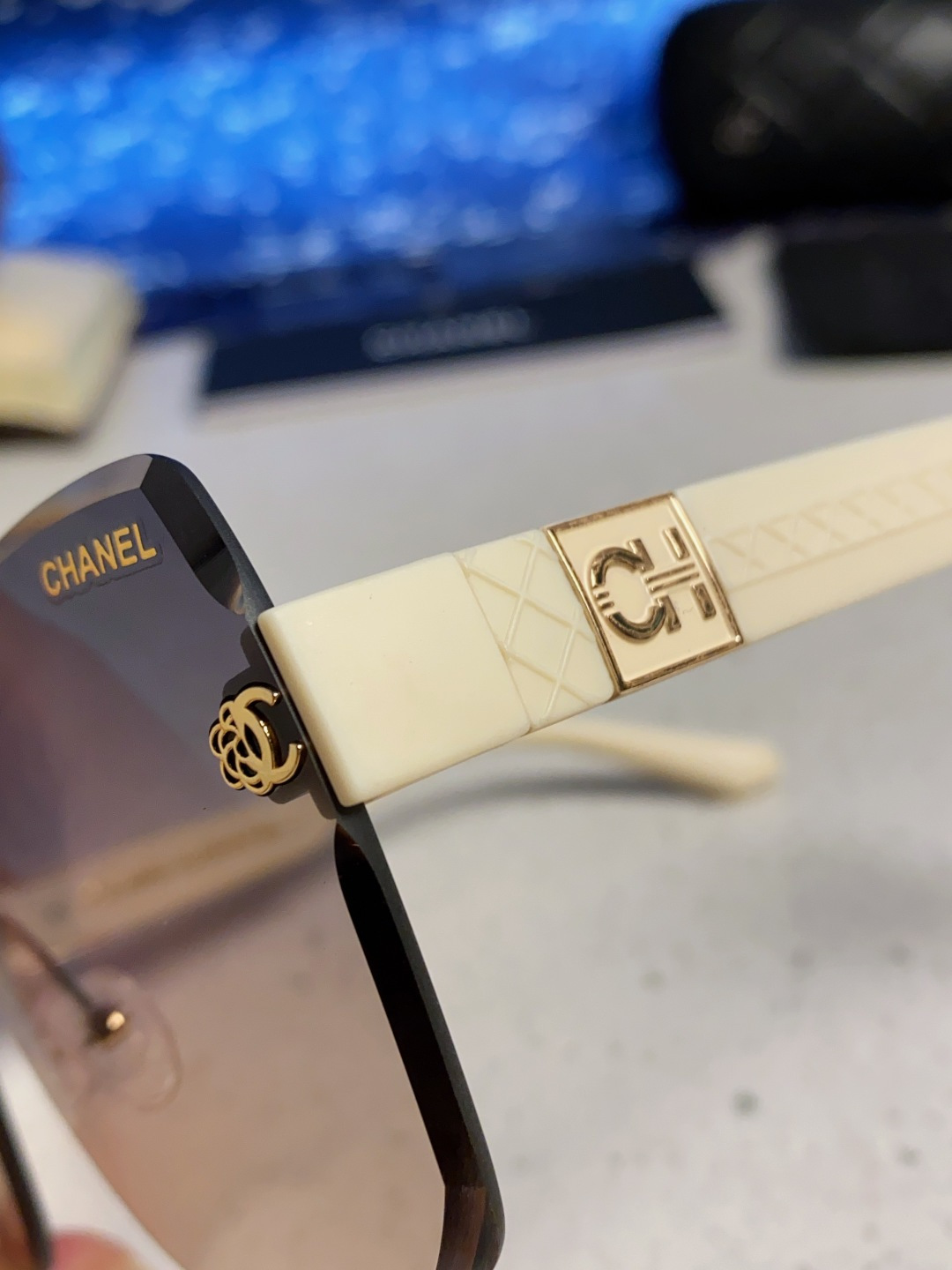 Chanel香奈儿 2025新款轻奢太阳镜经典圆框女士墨镜防紫外线偏光镜遮阳气质大脸