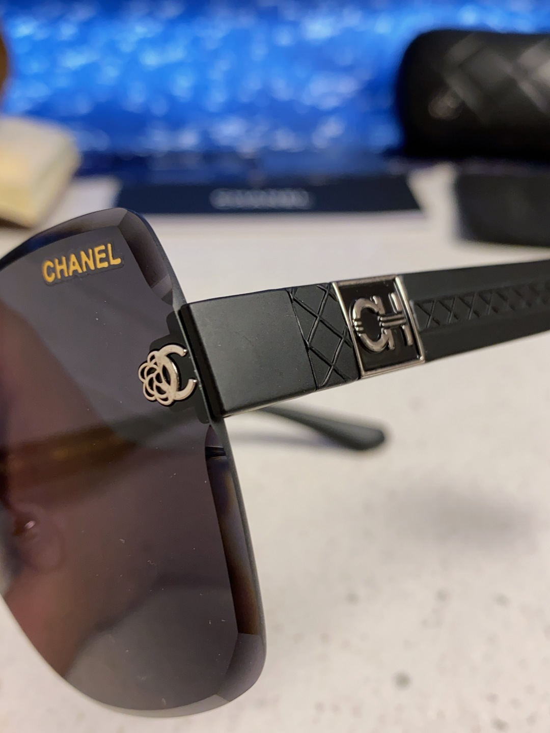 Chanel香奈儿 2025新款轻奢太阳镜经典圆框女士墨镜防紫外线偏光镜遮阳气质大脸