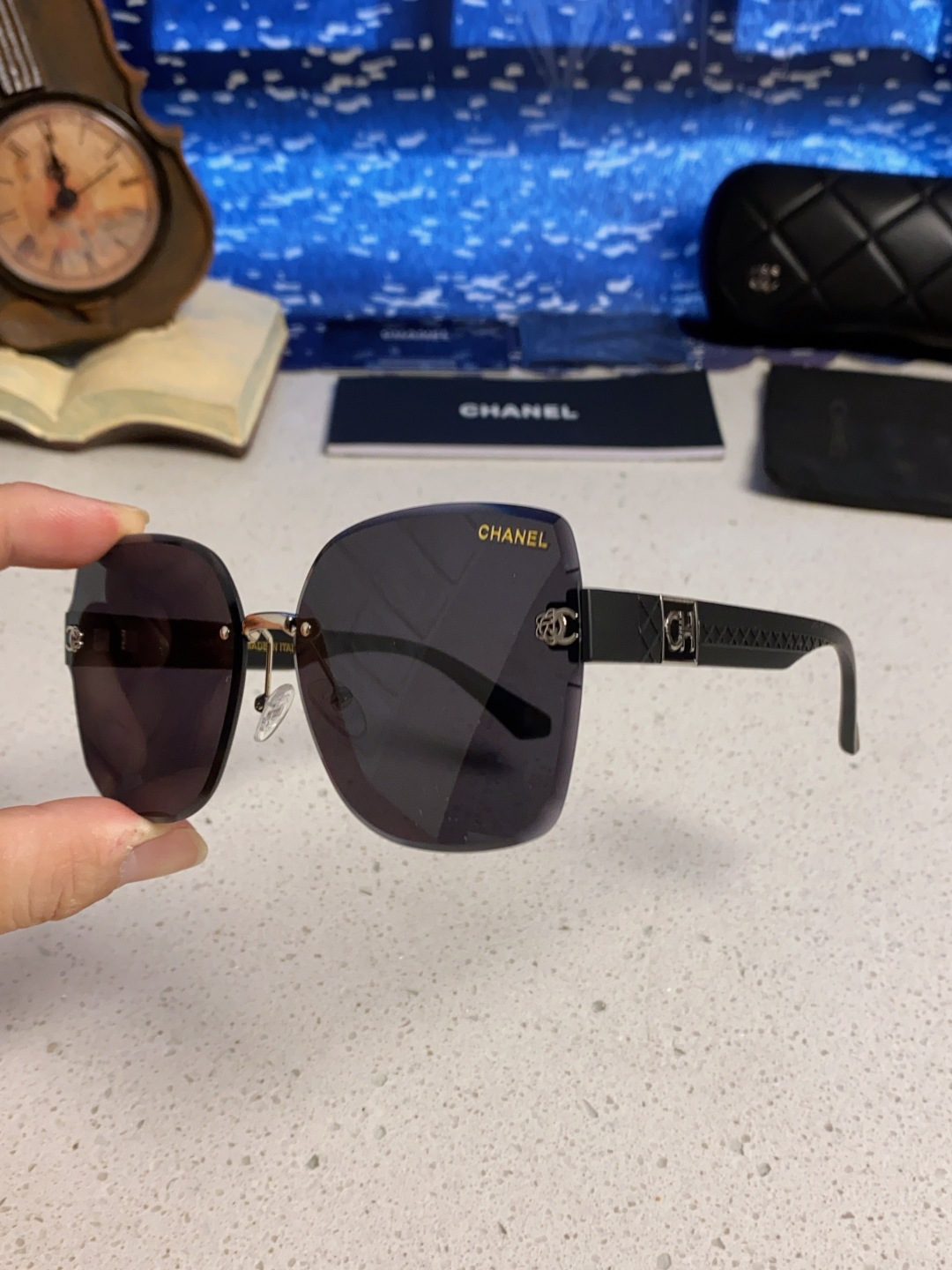 Chanel香奈儿 2025新款轻奢太阳镜经典圆框女士墨镜防紫外线偏光镜遮阳气质大脸