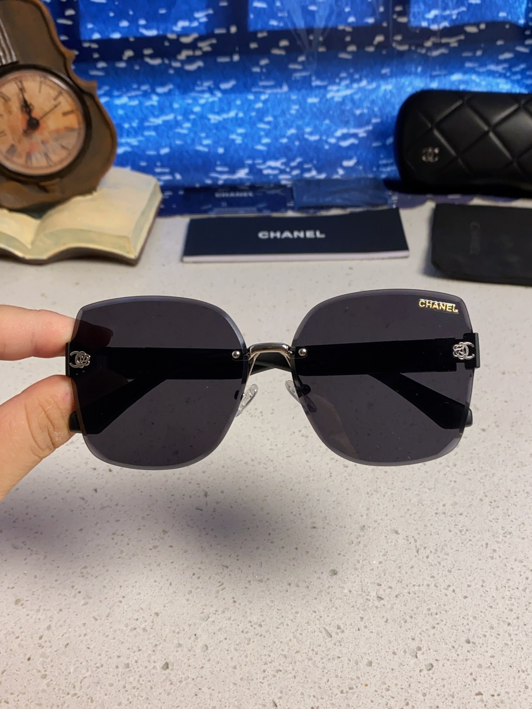 Chanel香奈儿 2025新款轻奢太阳镜经典圆框女士墨镜防紫外线偏光镜遮阳气质大脸