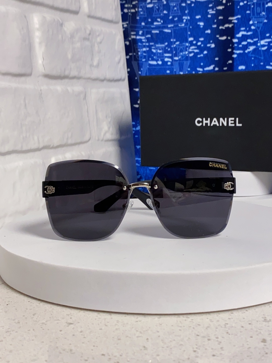 Chanel香奈儿 2025新款轻奢太阳镜经典圆框女士墨镜防紫外线偏光镜遮阳气质大脸