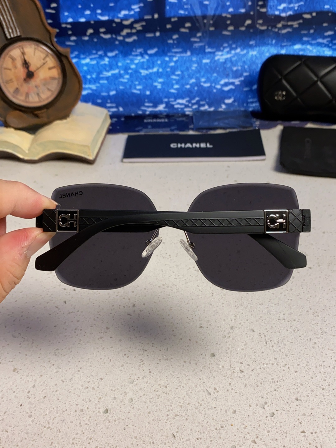 Chanel香奈儿 2025新款轻奢太阳镜经典圆框女士墨镜防紫外线偏光镜遮阳气质大脸