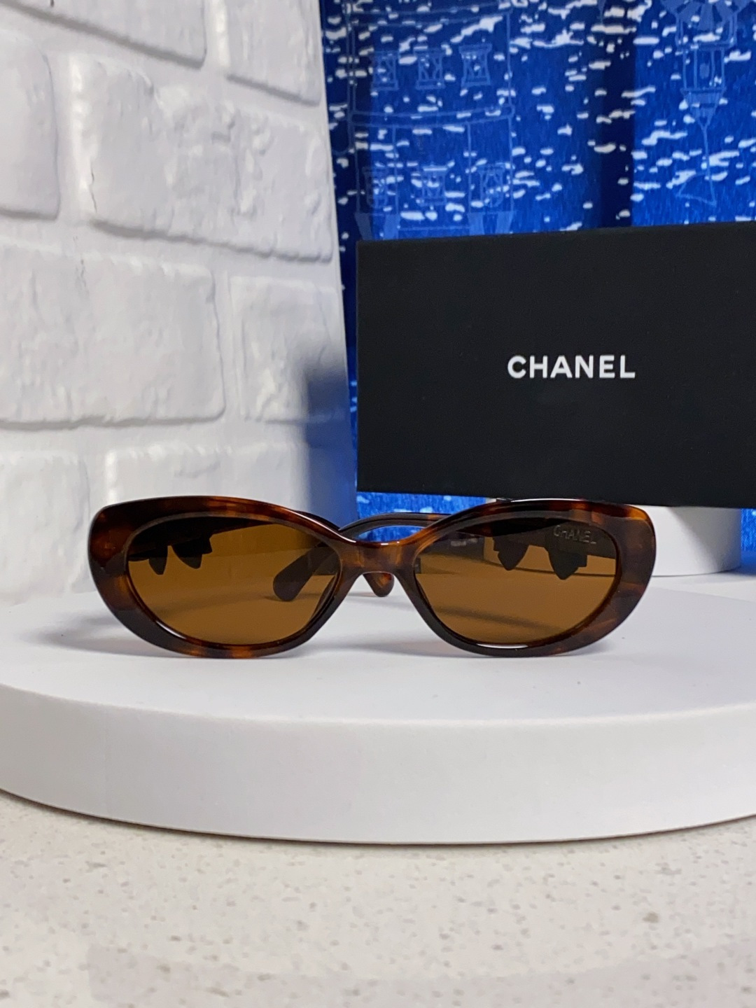 Chanel香奈儿 2025新款辛芷蕾同款墨镜高级版韩版可拆卸蝴蝶结防晒猫眼小香太阳眼镜CH9181