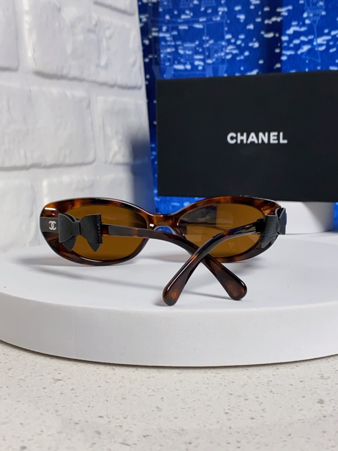 Chanel香奈儿 2025新款辛芷蕾同款墨镜高级版韩版可拆卸蝴蝶结防晒猫眼小香太阳眼镜CH9181