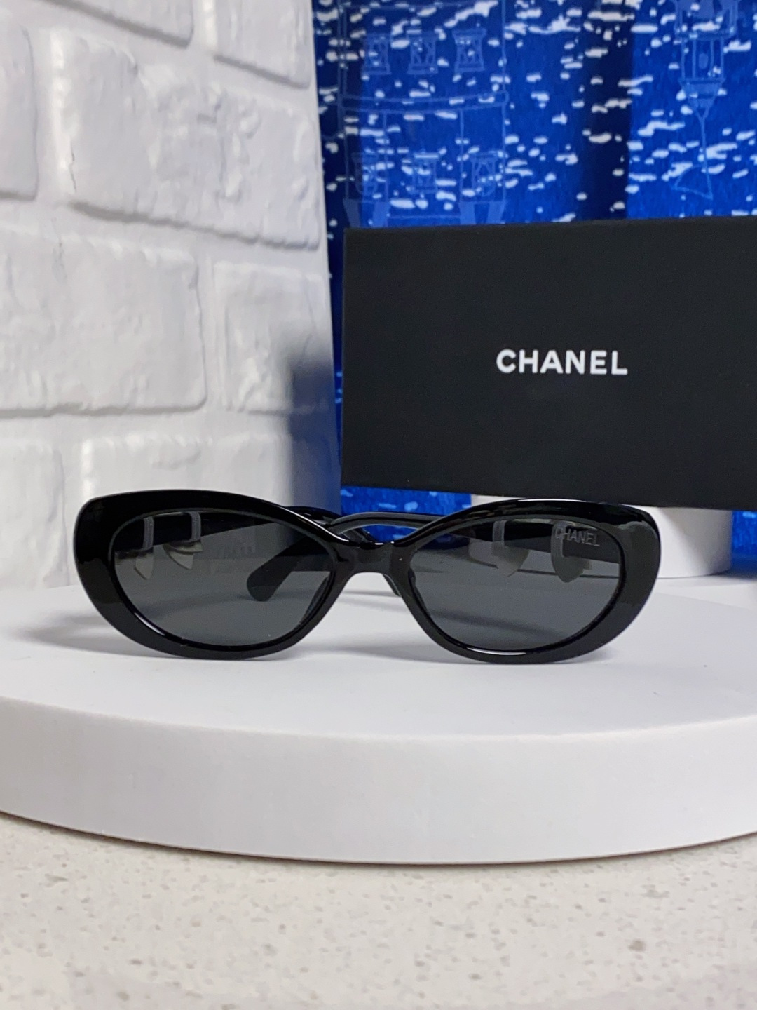 Chanel香奈儿 2025新款辛芷蕾同款墨镜高级版韩版可拆卸蝴蝶结防晒猫眼小香太阳眼镜CH9181