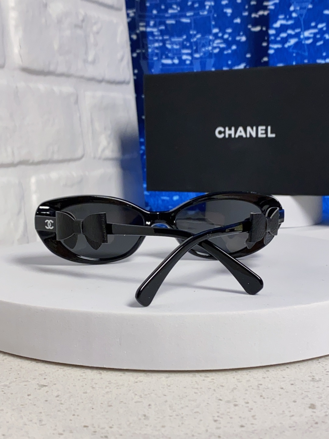 Chanel香奈儿 2025新款辛芷蕾同款墨镜高级版韩版可拆卸蝴蝶结防晒猫眼小香太阳眼镜CH9181