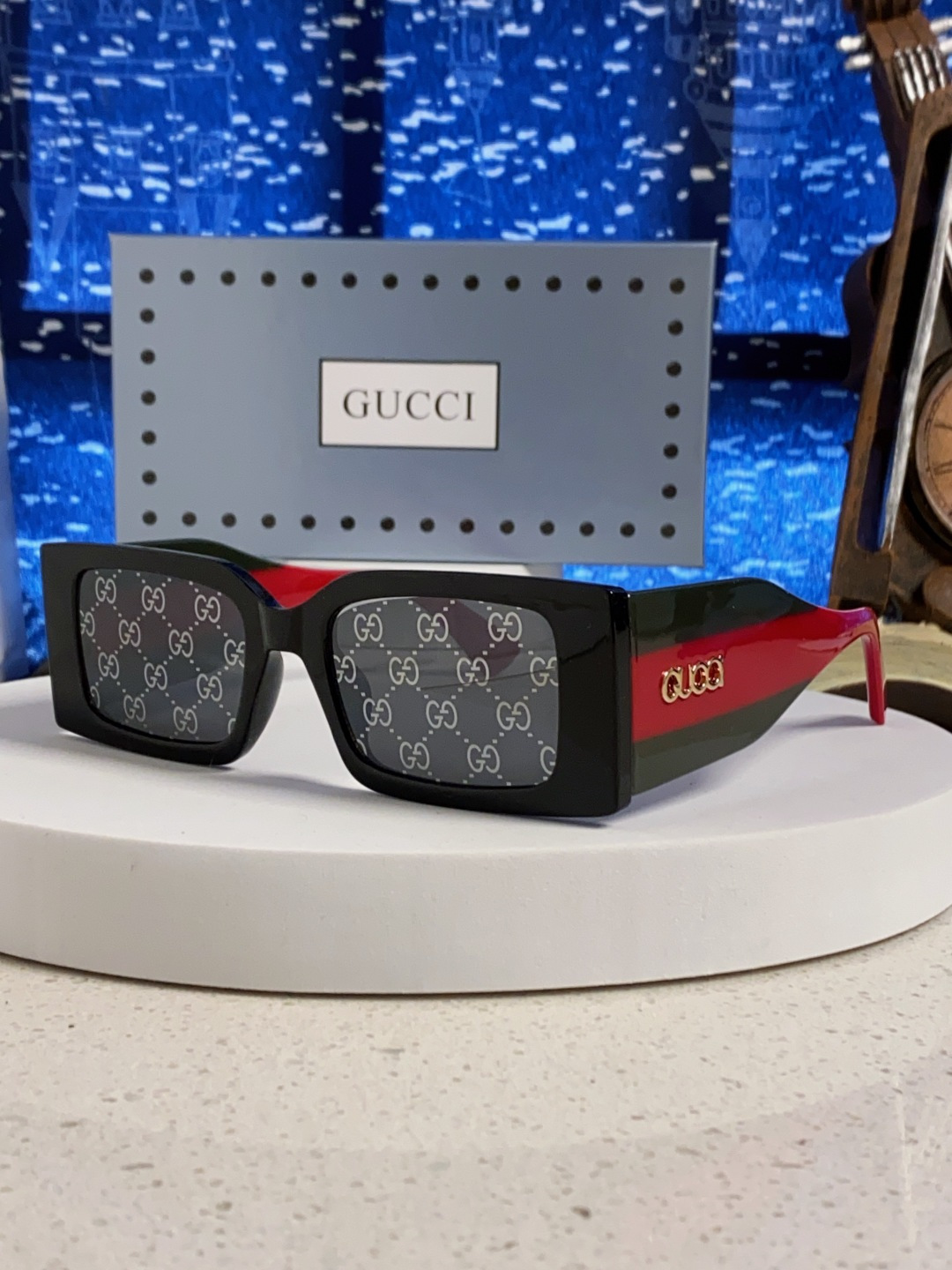 Gucci古奇 2025新款女士大框sunglasses 太阳镜 男女通用GG1860S