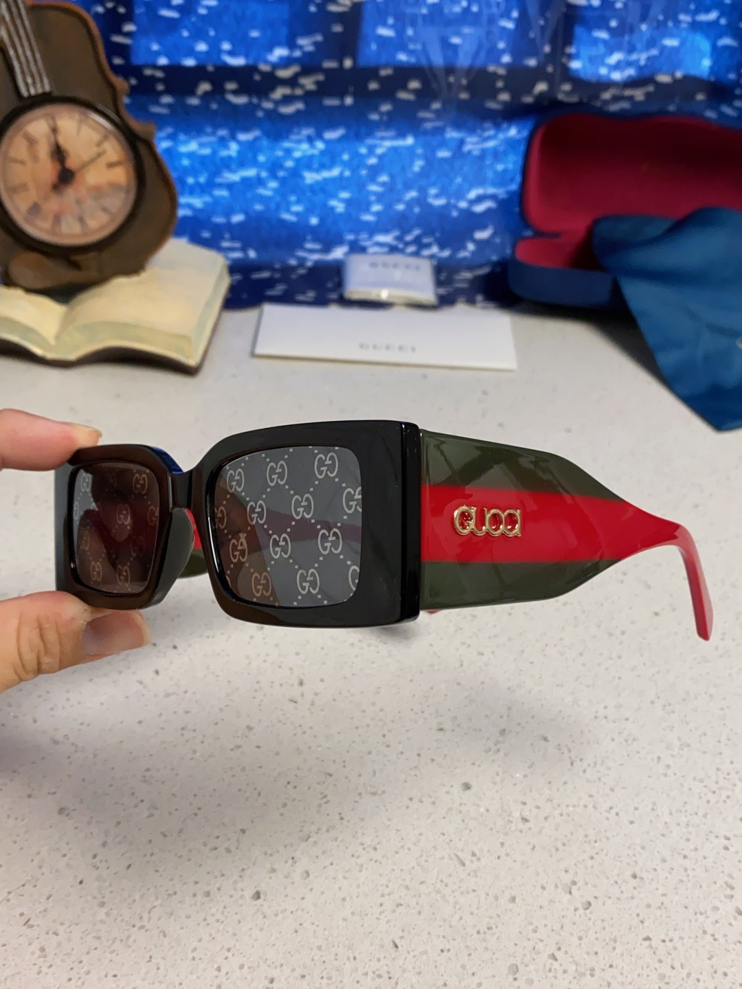 Gucci古奇 2025新款女士大框sunglasses 太阳镜 男女通用GG1860S