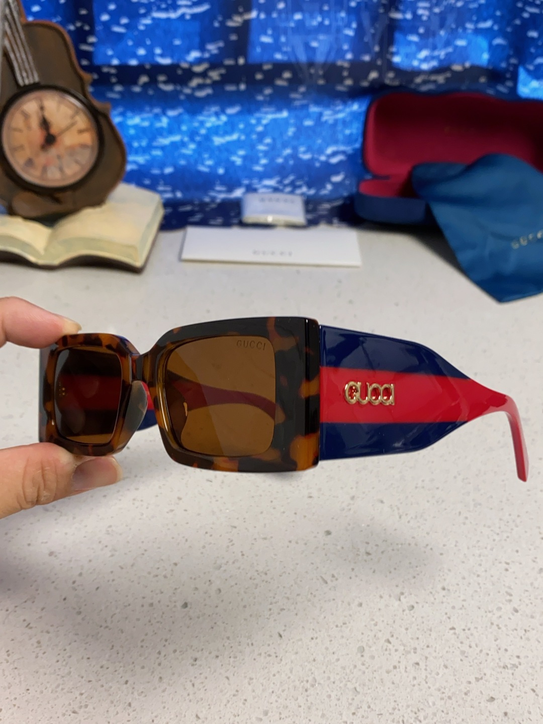 Gucci古奇 2025新款女士大框sunglasses 太阳镜 男女通用GG1860S