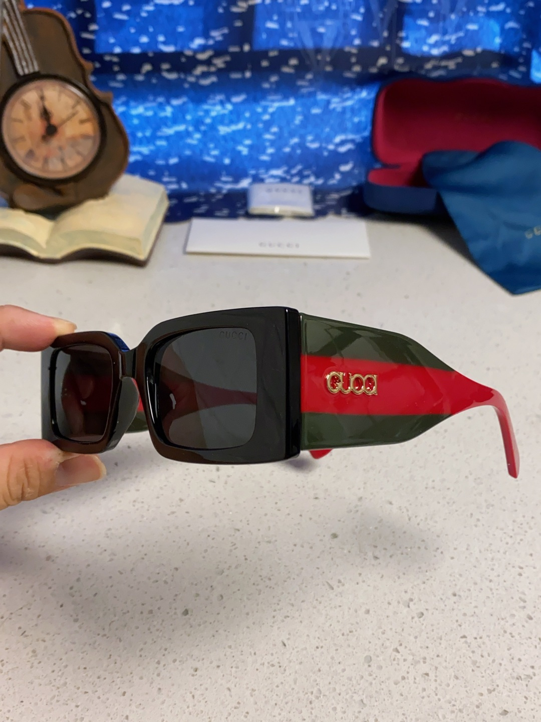 Gucci古奇 2025新款女士大框sunglasses 太阳镜 男女通用GG1860S