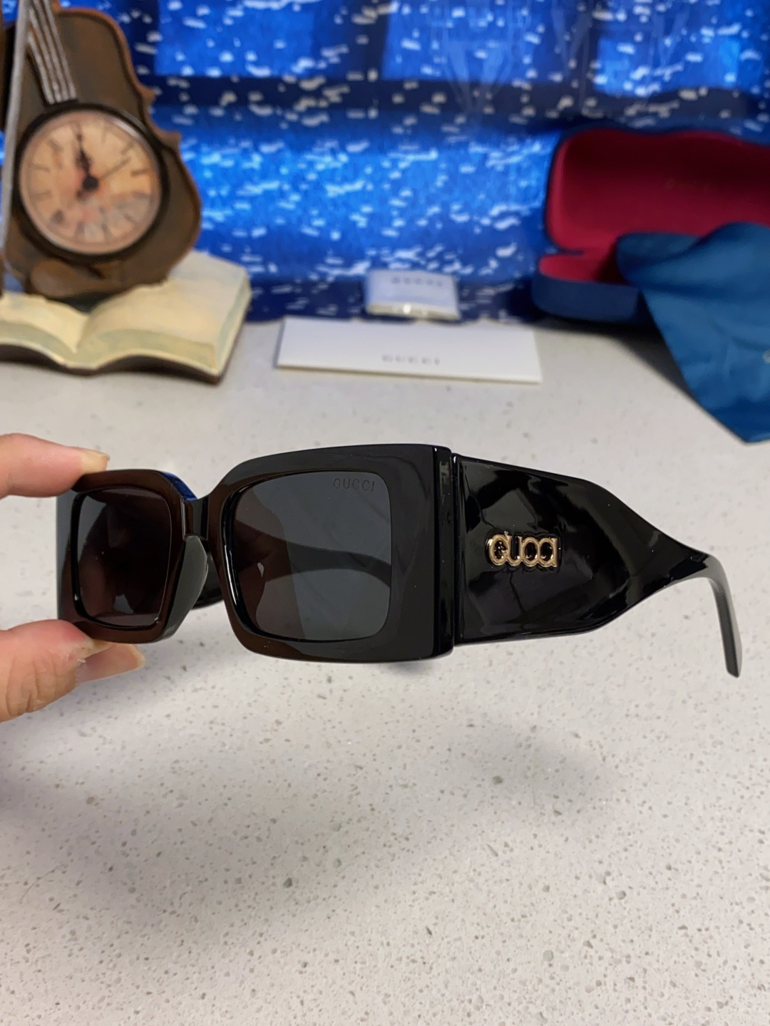 Gucci古奇 2025新款女士大框sunglasses 太阳镜 男女通用GG1860S