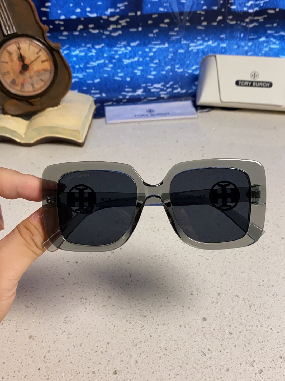 ToryBurch托里伯奇 2025新款方形太阳镜动感女士太阳眼镜防晒ins网红同款墨镜