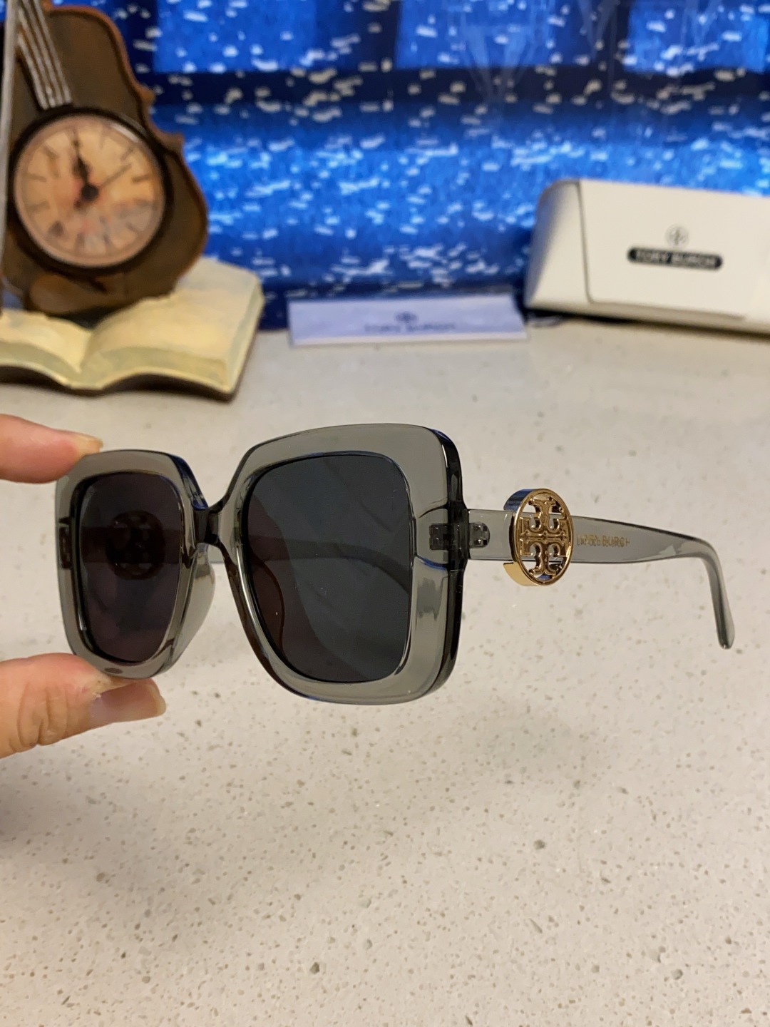 ToryBurch托里伯奇 2025新款方形太阳镜动感女士太阳眼镜防晒ins网红同款墨镜