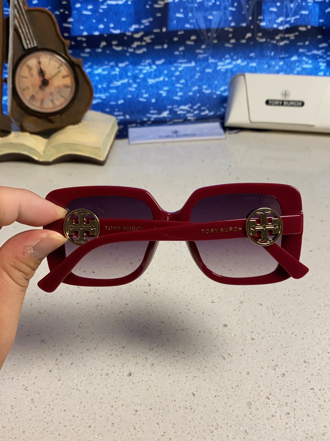 ToryBurch托里伯奇 2025新款方形太阳镜动感女士太阳眼镜防晒ins网红同款墨镜