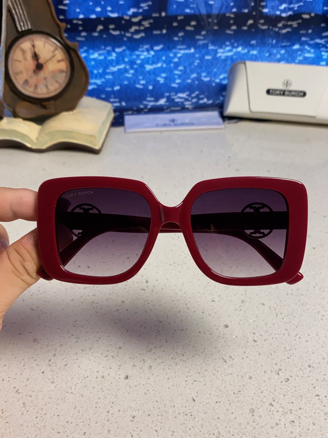 ToryBurch托里伯奇 2025新款方形太阳镜动感女士太阳眼镜防晒ins网红同款墨镜